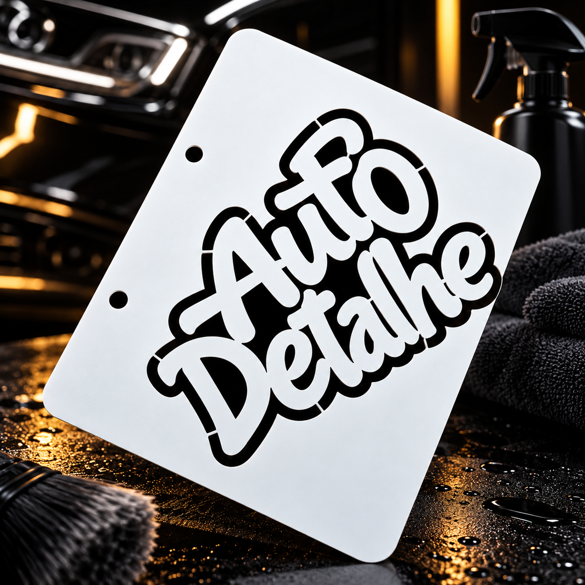 Stencil personalizado para Auto Detalhe, imagem principal