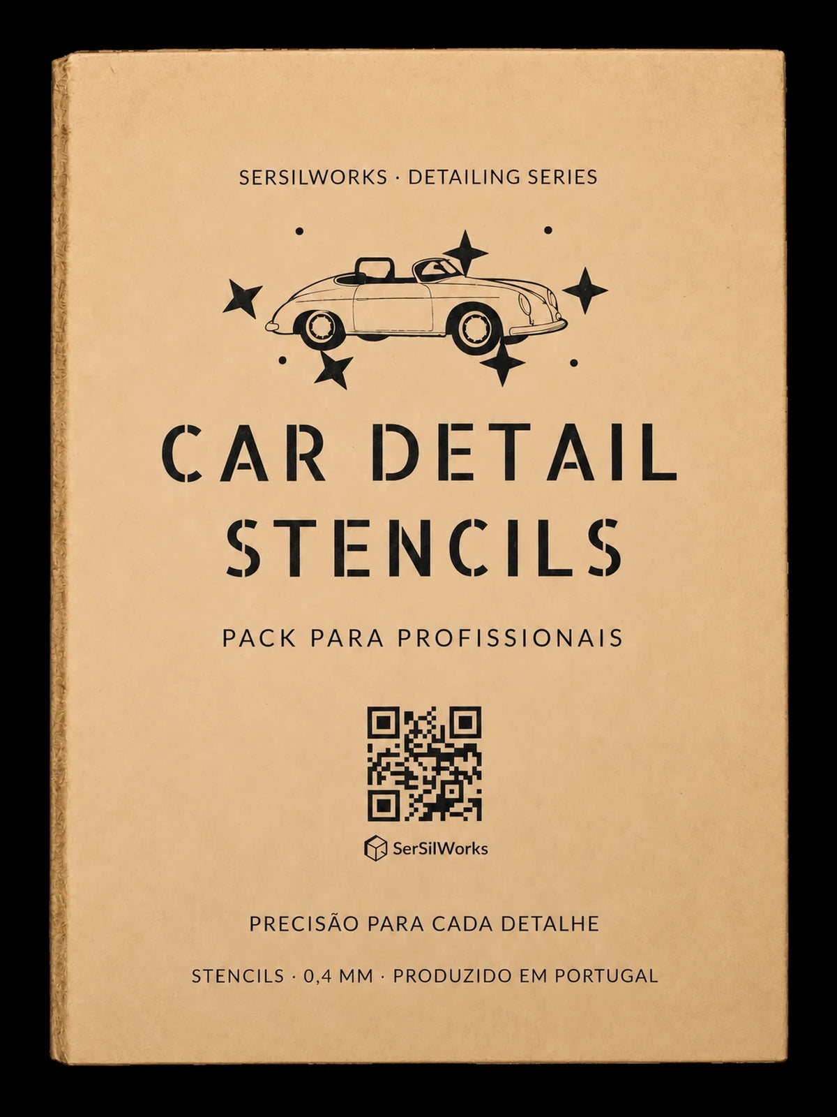 Capa A5 de stencils para car detailing — capa principal 3:4