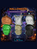 Pack Halloween 2 com 6 cortadores de bolachas