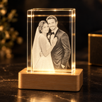 Cristal personalizado iluminado com base LED