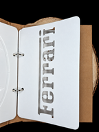 Capa A5 com stencil Ferrari para car detailing