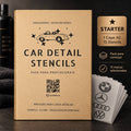 Pack Starter — capa A5 e 15 stencils para car detailing